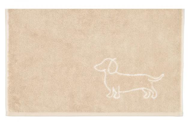 Cawö Gästetuch 30x50 cm WE LOVE DOG in 33 natur/beige Cawö Gästetuch 30x50 cm WE LOVE DOG in 33 natur/beige