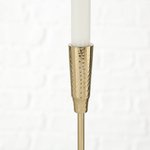 Boltze Kerzenleuchter Liselle sehr groß in Aluminium gold