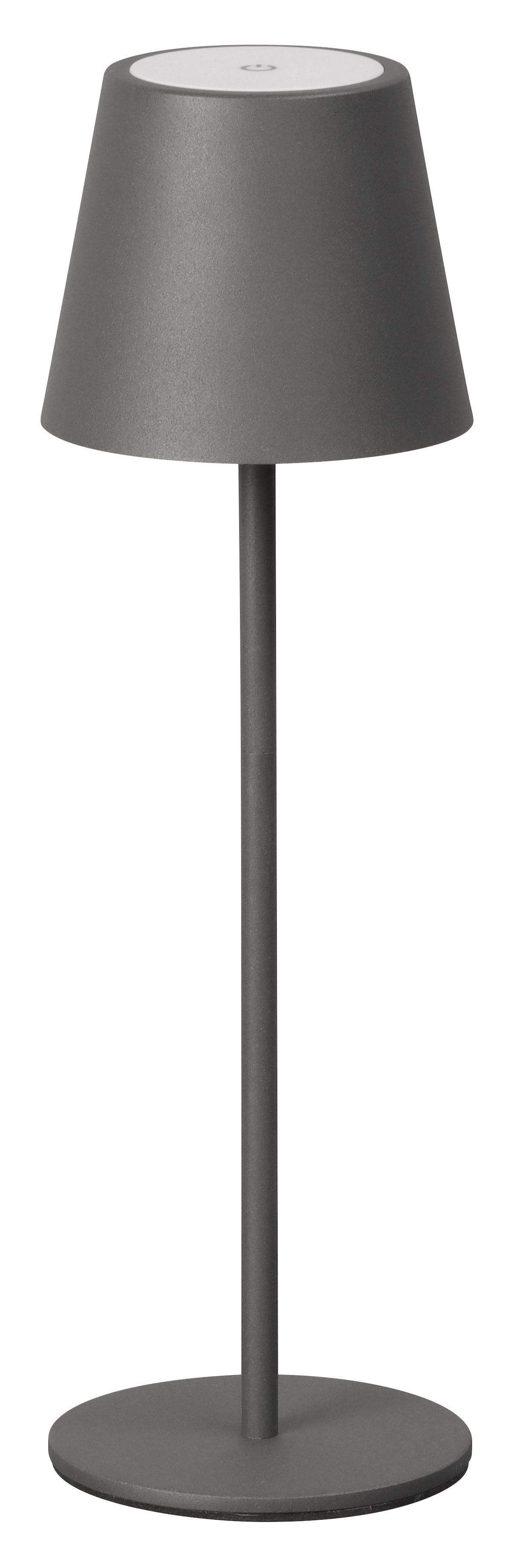 FH Lighting LED-Tischleuchte VILETTO in Metall sandgrau, Tischlampe, Lampen, Stehlampe, grau, Metallic