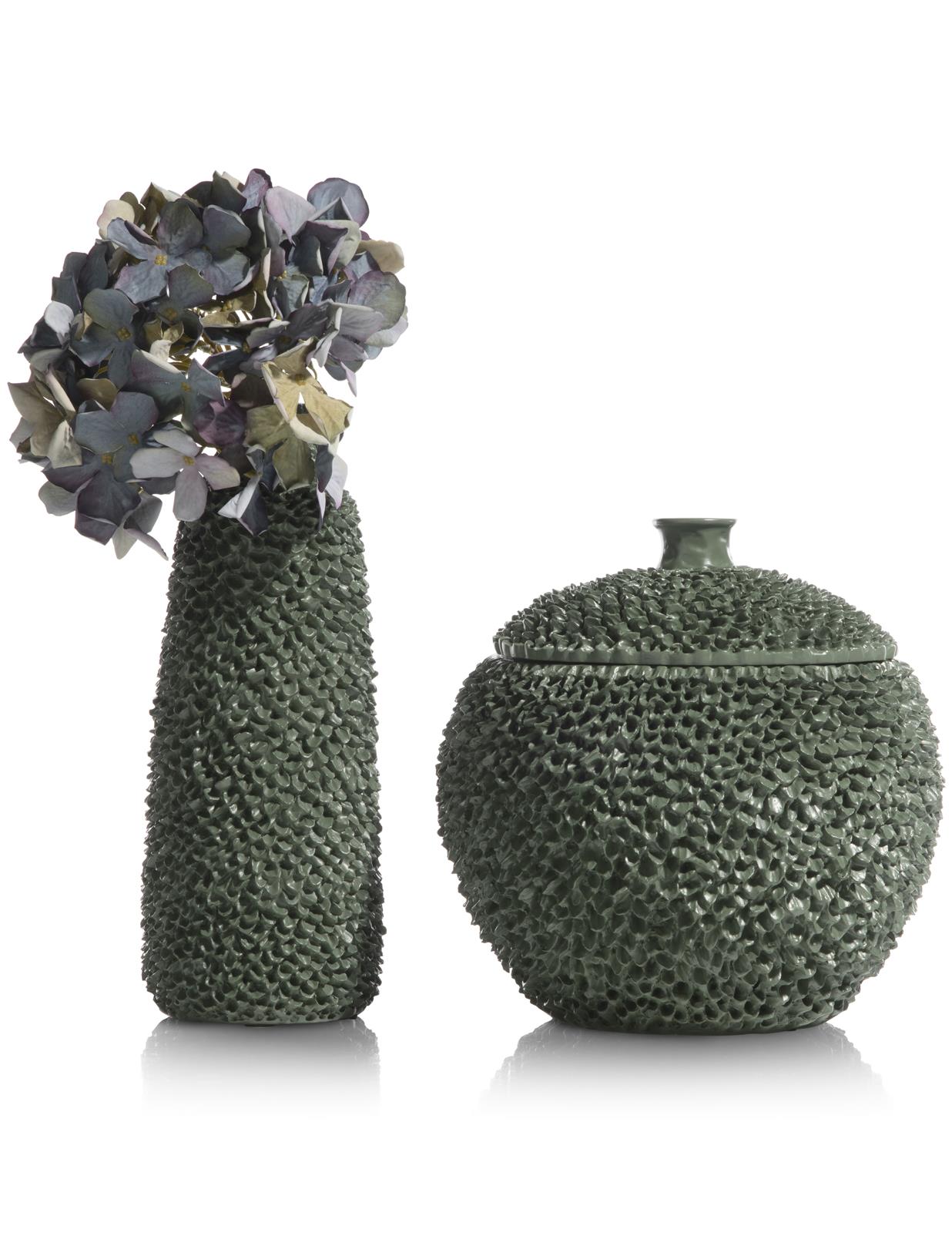 Coco Maison Vase Kofi H21cm 48314-GRN