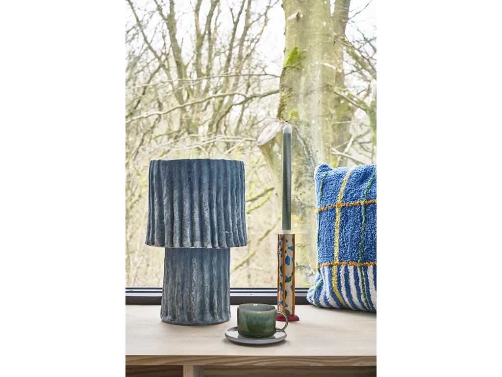 Villa Collection Stabkerze 2,2 cm in Farbe blau