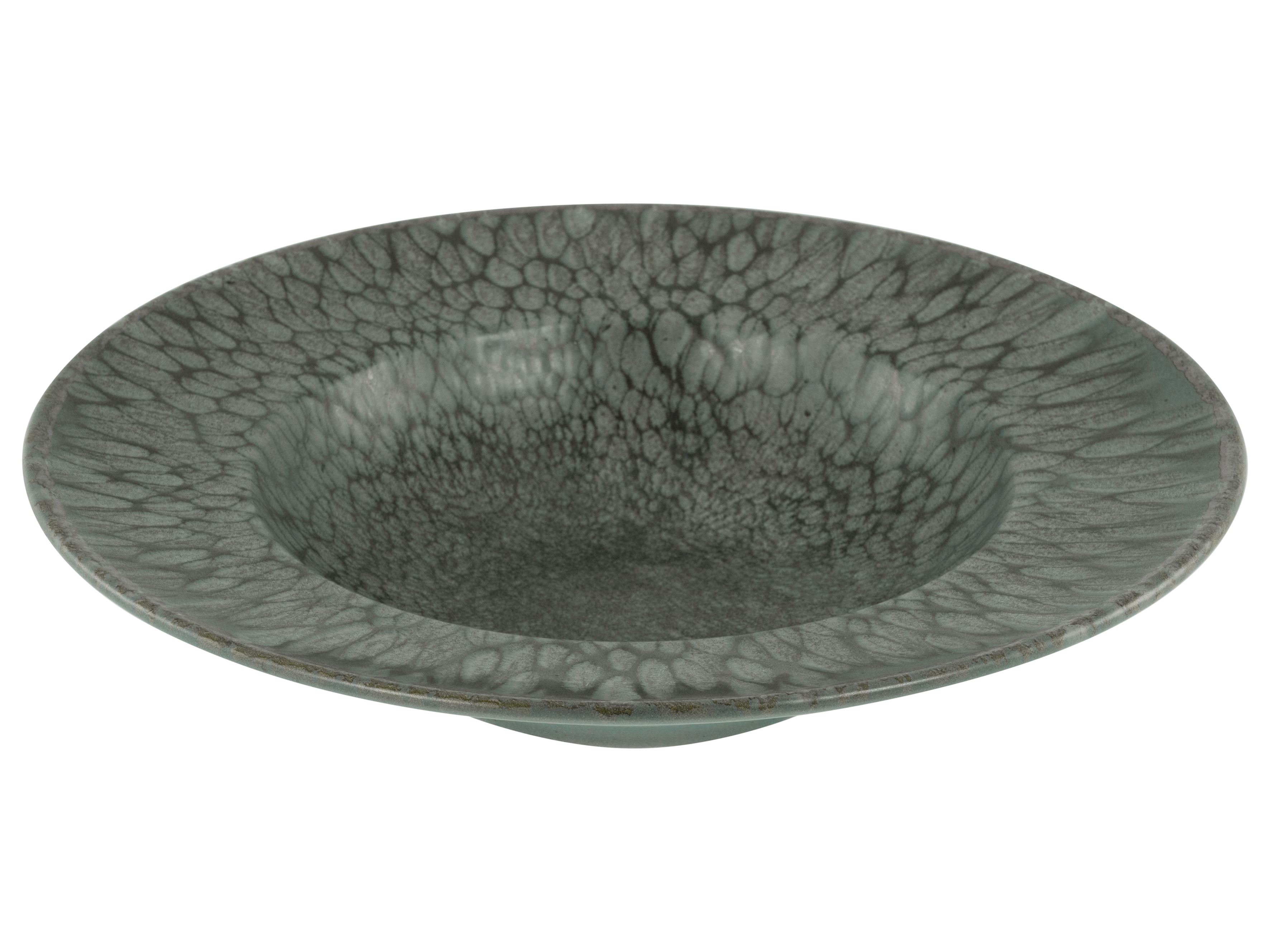 CreaTable Pastateller Uno in Farbe Volcano Dark seidenmatt CreaTable Pastateller Uno in Farbe Volcano Dark seidenmatt, Töpferei, Teller, Mahlzeit, Suppenschüssel, Gericht