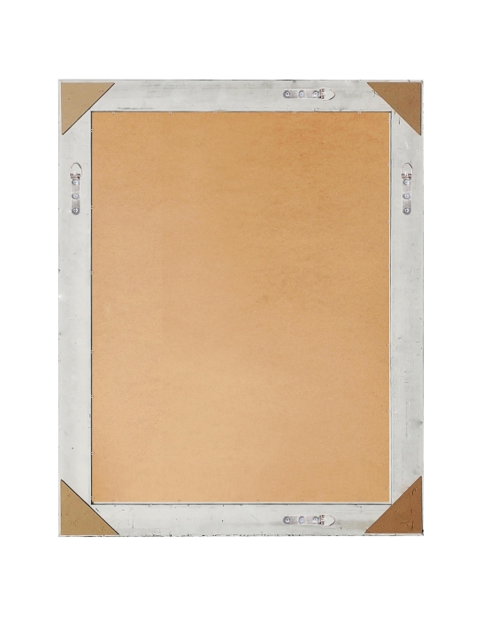 Mirrors & More Spiegel SONJA ca. 55x70cm in Farbe Schwarz-Silber