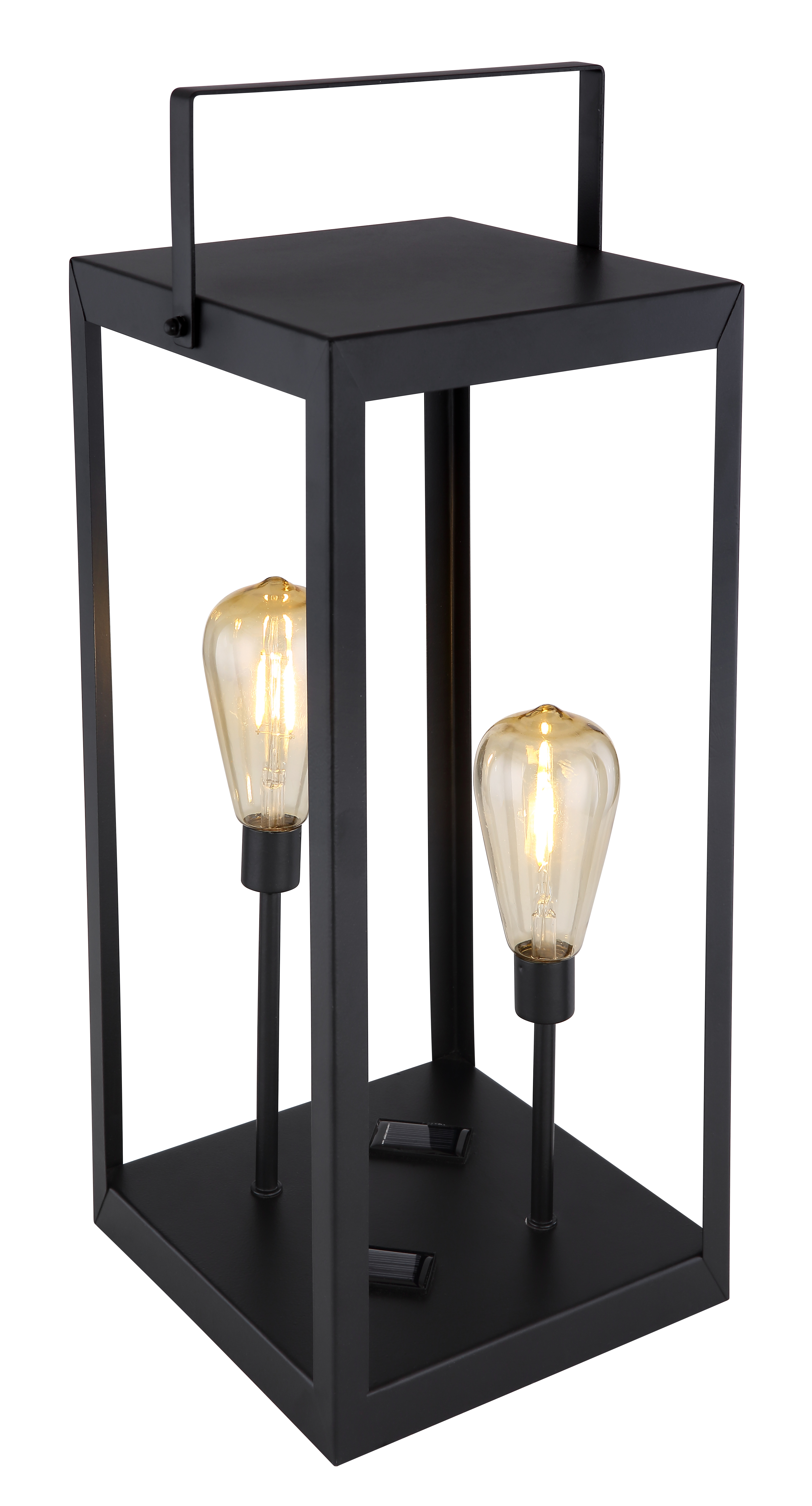 Globo LED-Solarleuchte SOLAR in Farbe Schwarz/Amber LED-Solarleuchte SOLAR in Schwarz/Amber