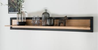 Frankenmöbel Wandboard 0159 in Wildeiche massiv geölt