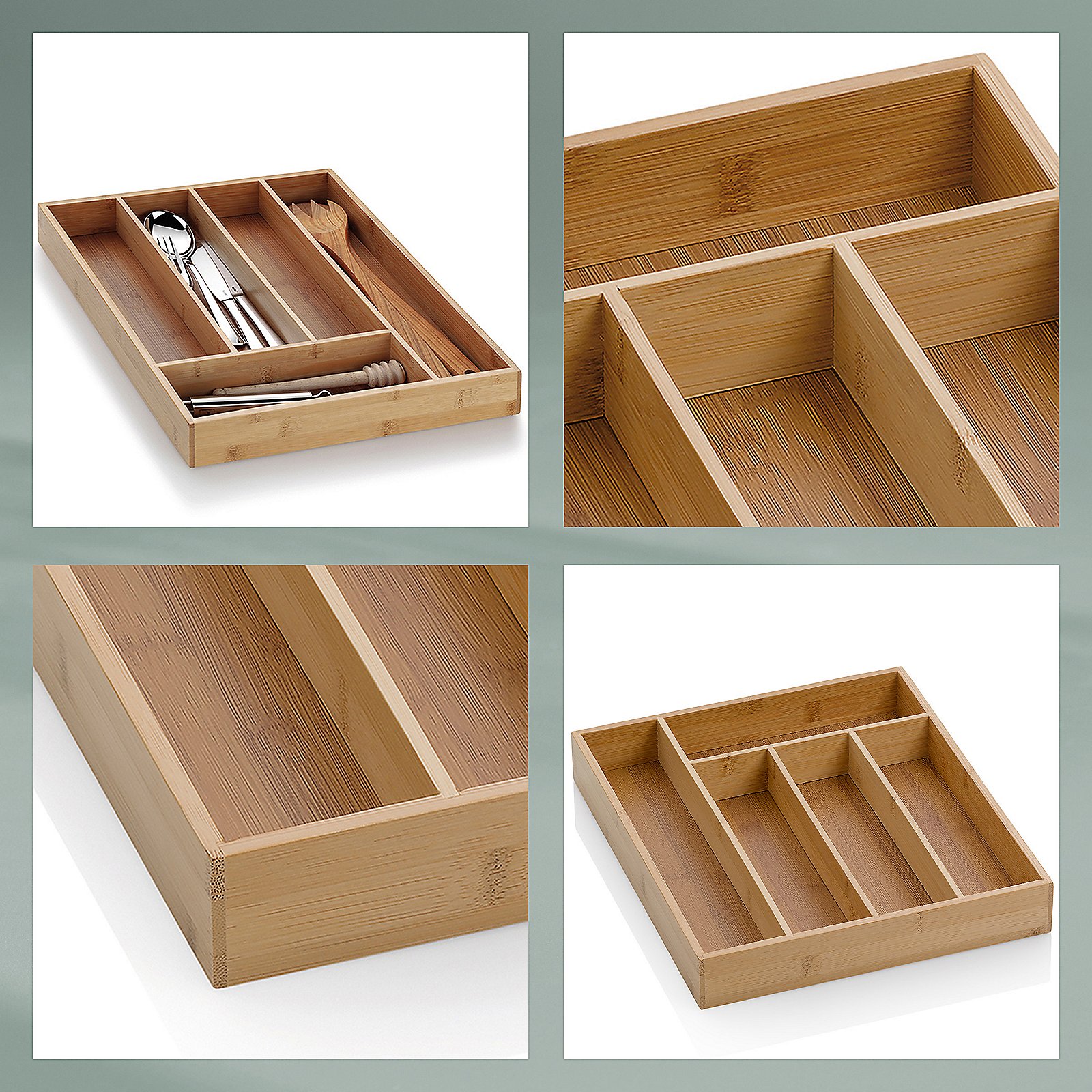 Kela Besteckkasten Kalma KALMA in Hellbraun, Schublade, Mobiliar, Kiste