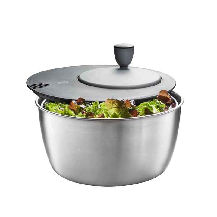 GEFU Salatschleuder ROTARE in Schwarz, silber