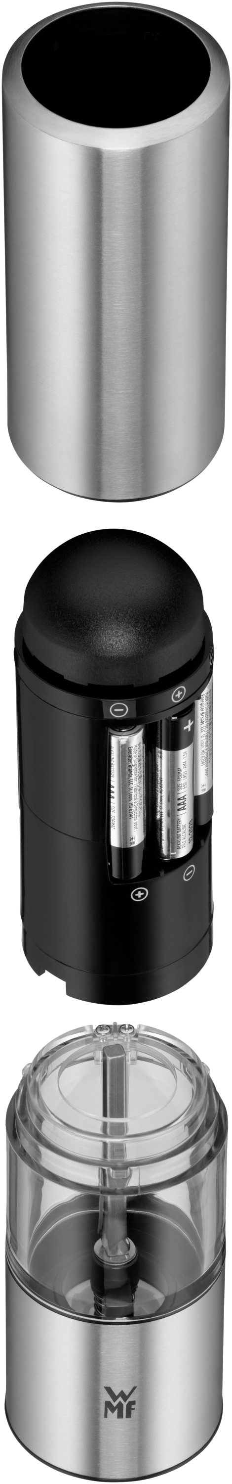 WMF Elektrische Mühle in gebürstetem Edelstahl