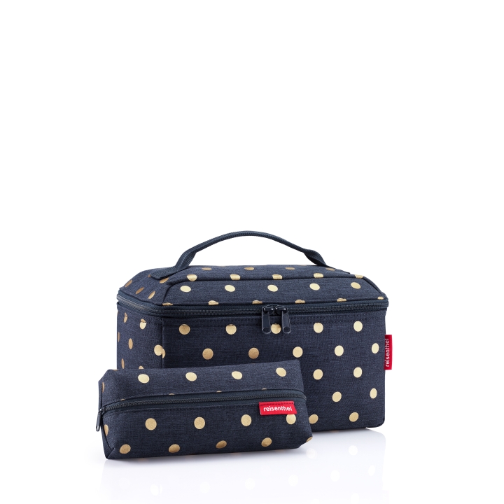 Reisenthel BEAUTYCASE SET #1 in Farbe metallic dots blue