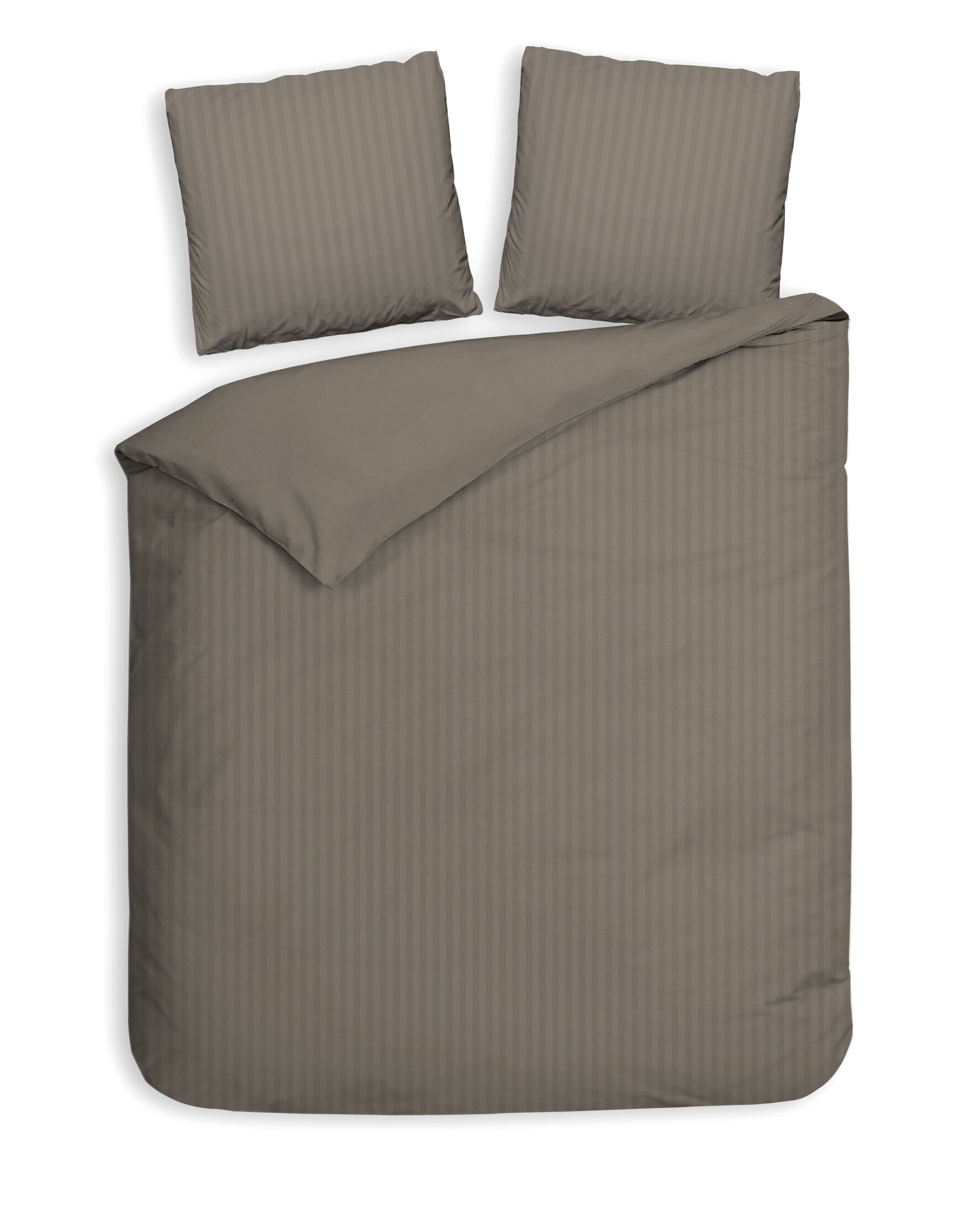 Heckettlane Bettwäsche ca. 200x200cm in Farbe Taupe-Grey