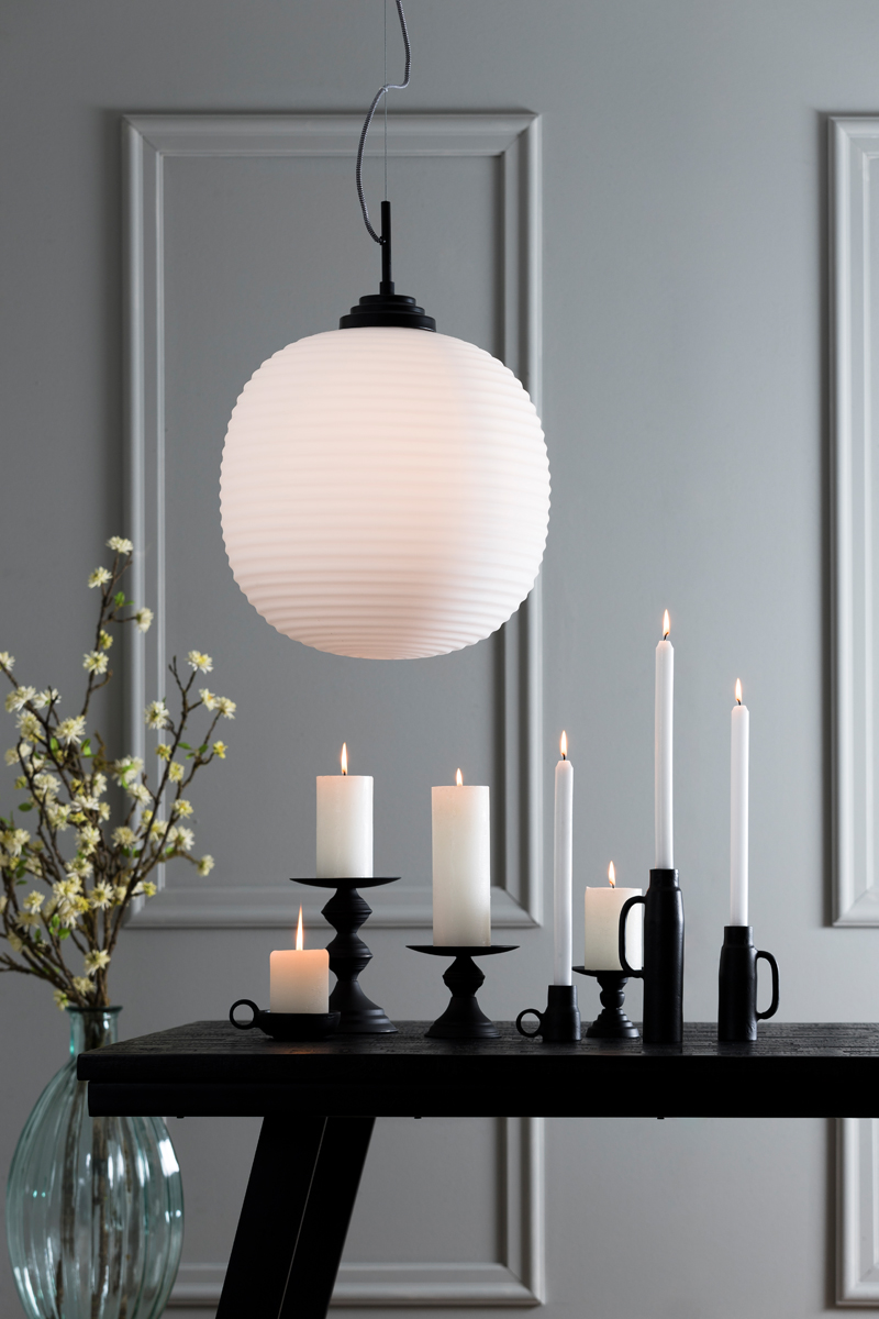 Light & Living Kerzenständer POZZO in Schwarz matt