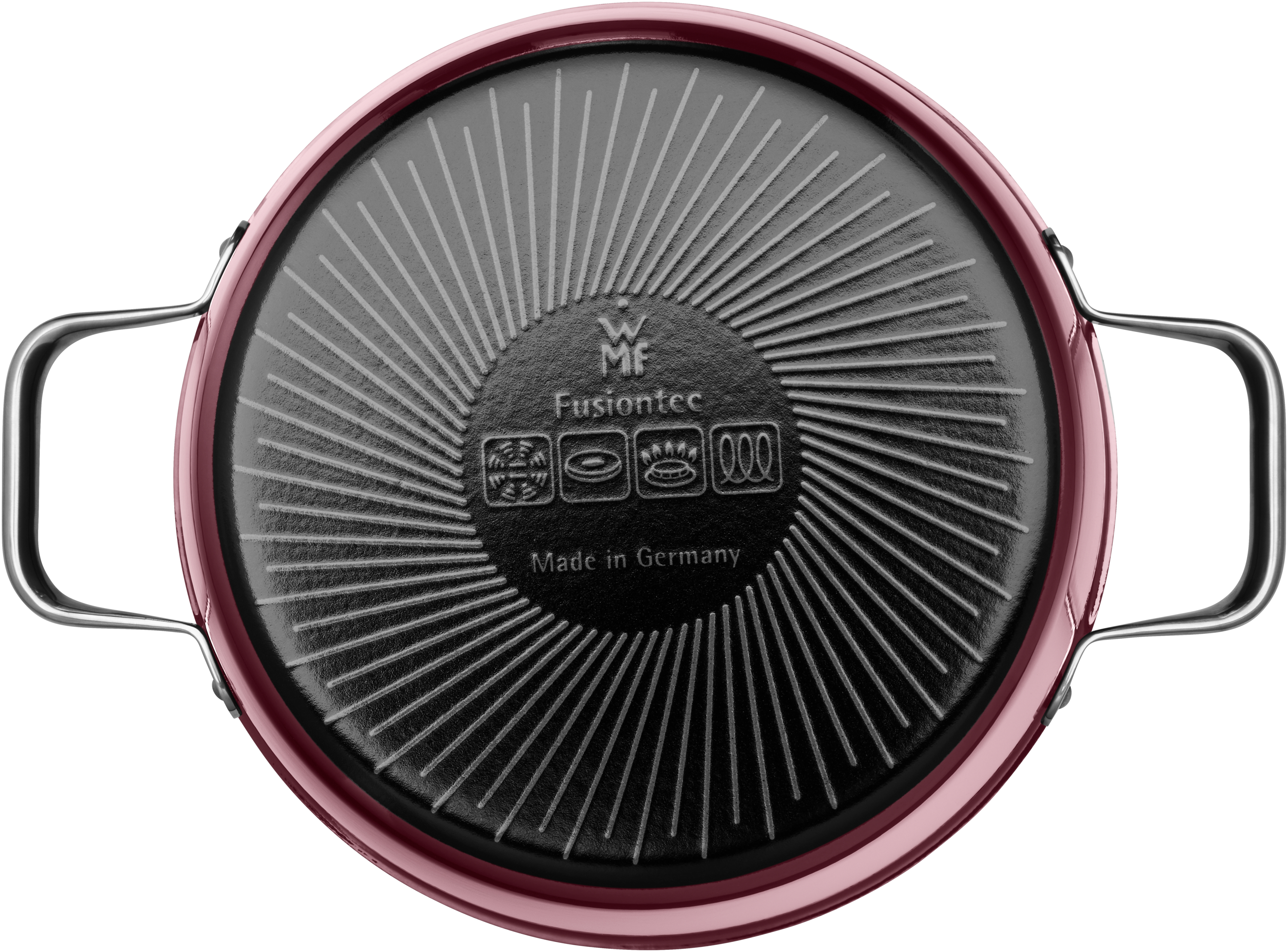 WMF Fusiontec Aromatic Fleischtopf, 22 in rot