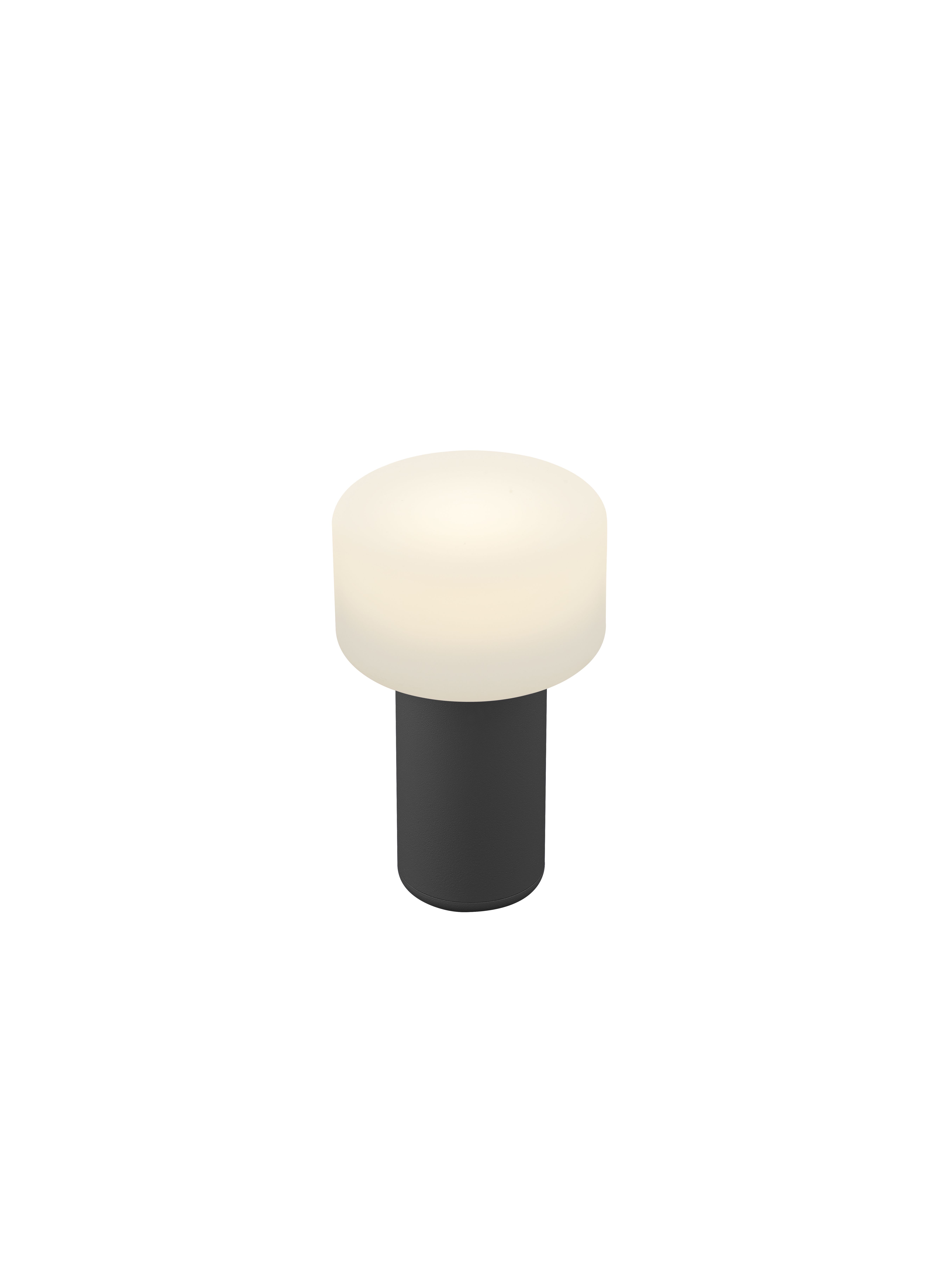 B-Leuchten LED-Akkuleuchte TINY in schwarz mit Tastdimmer B-Leuchten LED-Akkuleuchte TINY in schwarz mit Tastdimmer