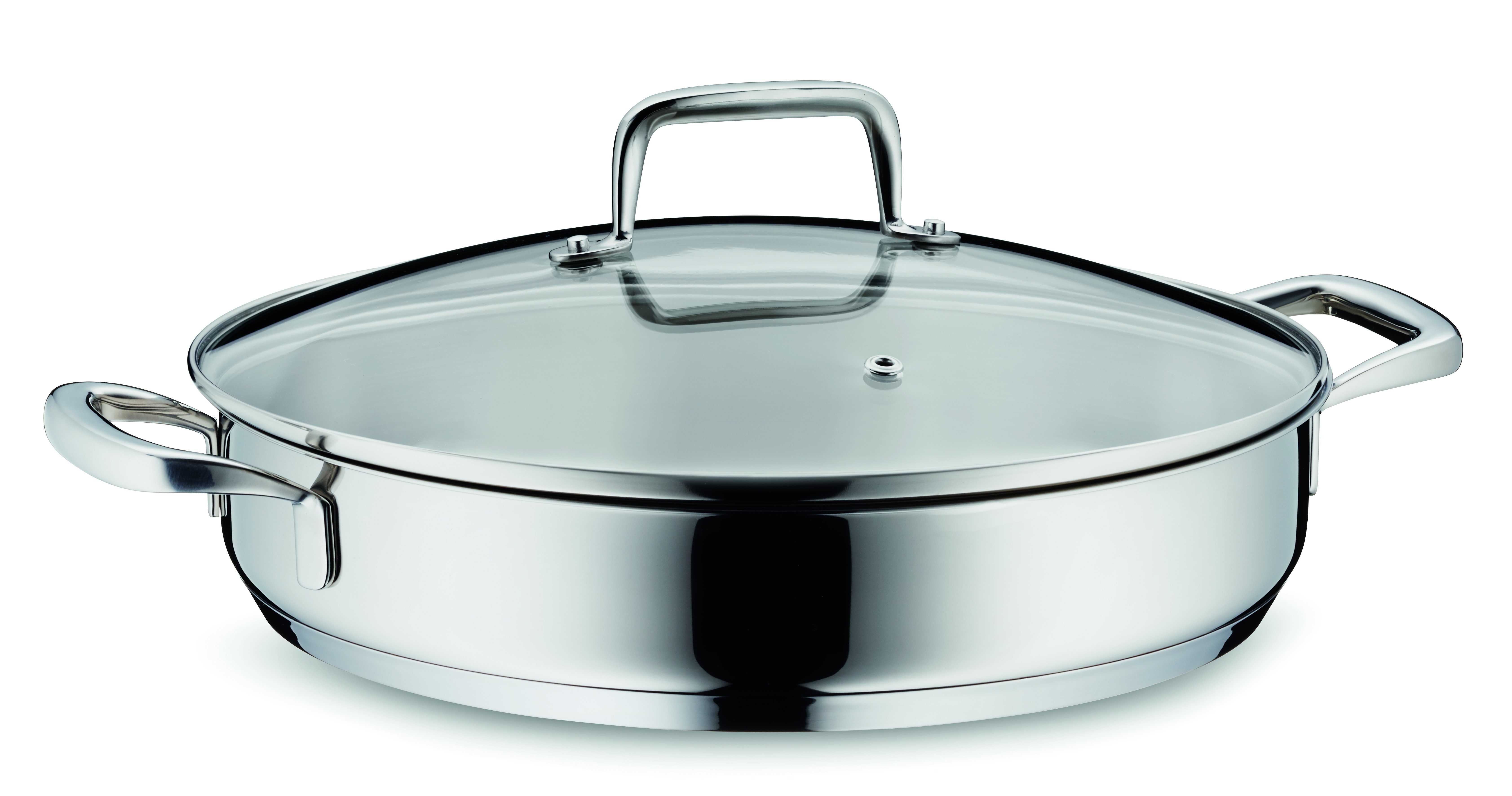 Keck & Lang Servierpfanne Flavoria in Silber Glänzend