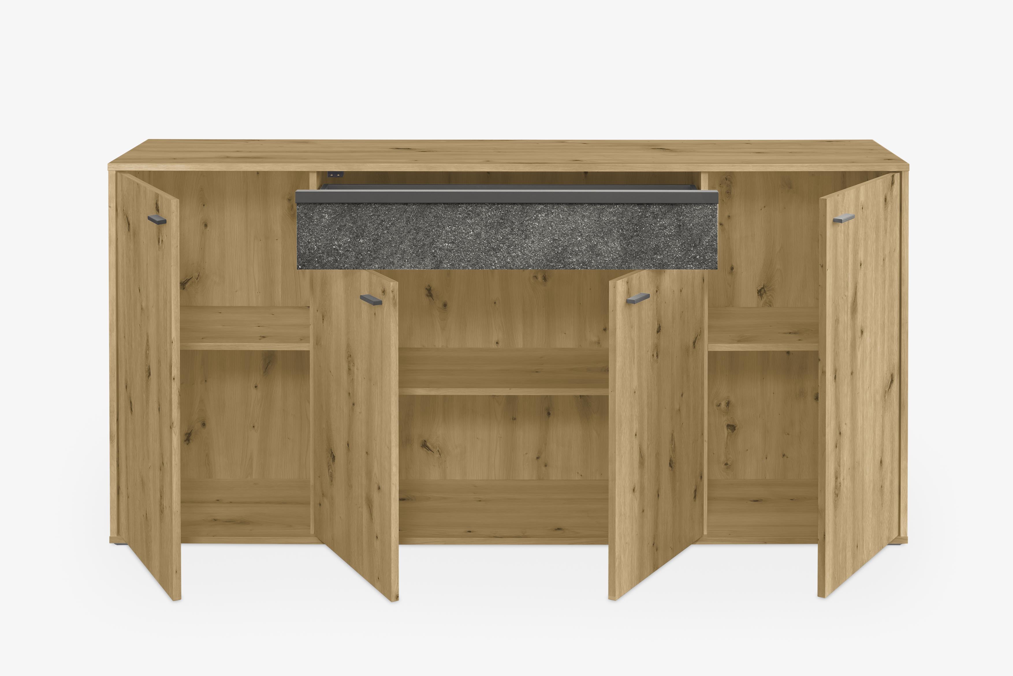 Set One by Musterring Sideboard DELTONA in Eiche Artisan NB/Sandstein