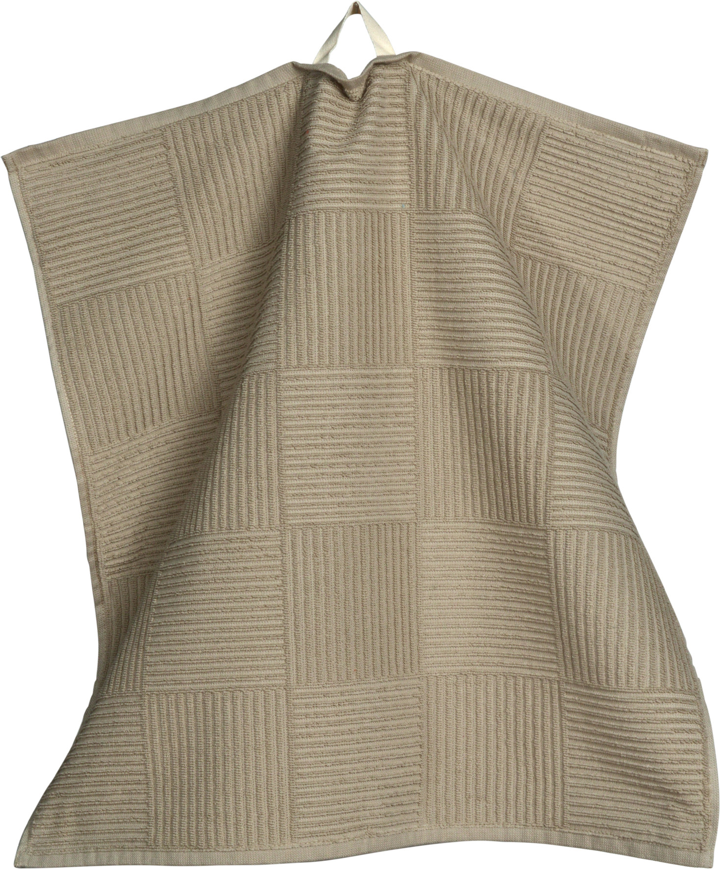 Sander Küchentuch Frottier ADAM ca. 50x50cm in Farbe beige, tote, poncho, gewebt, beige, textur