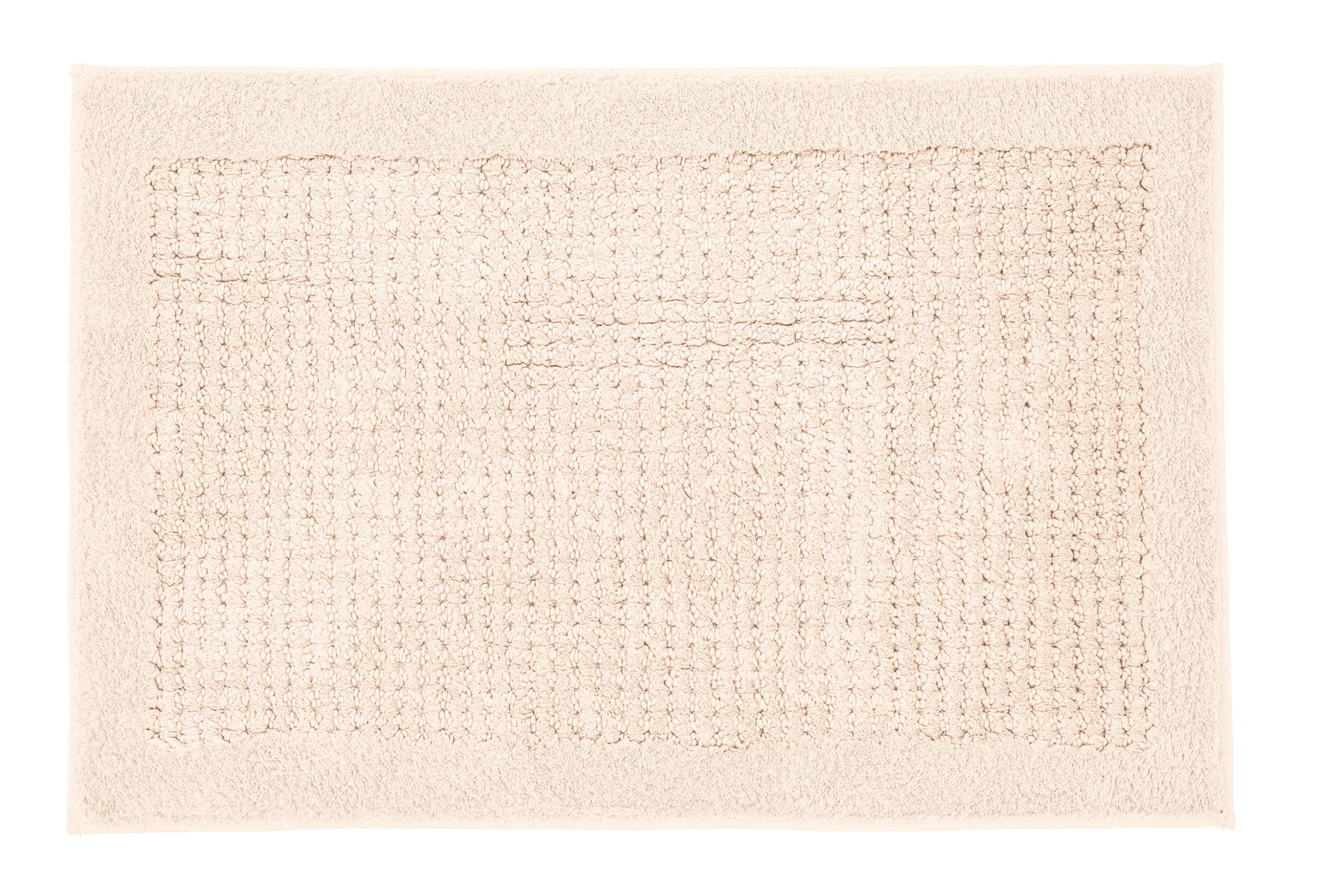 Kleine Wolke Badteppich NET ca. 60x90cm in Farbe Natur