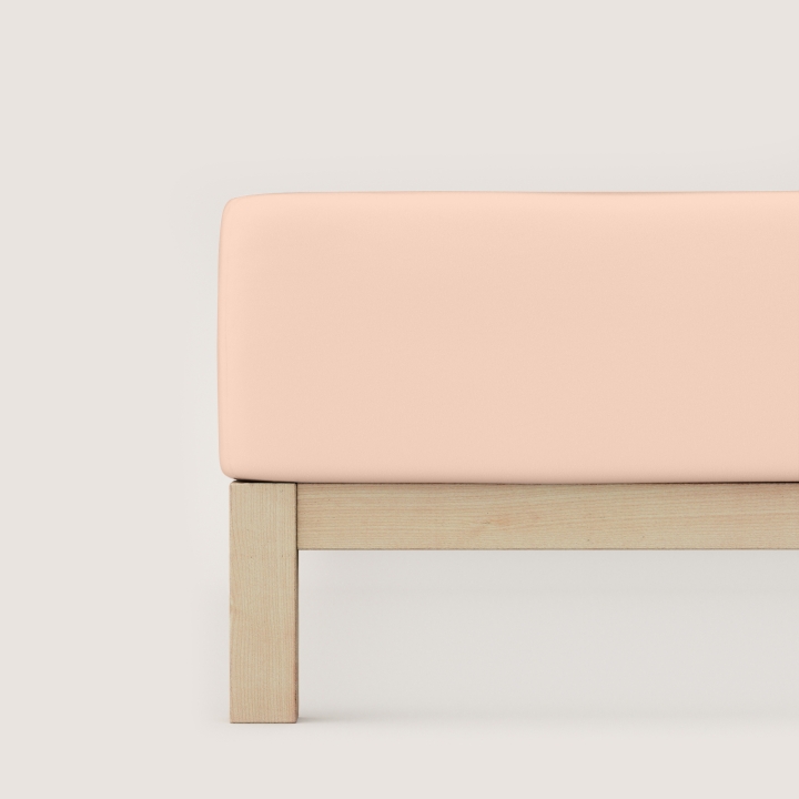 Schlafgut Pure Boxspring Spannbettlaken ca. 140x200-160x220cm in Farbe Red Light