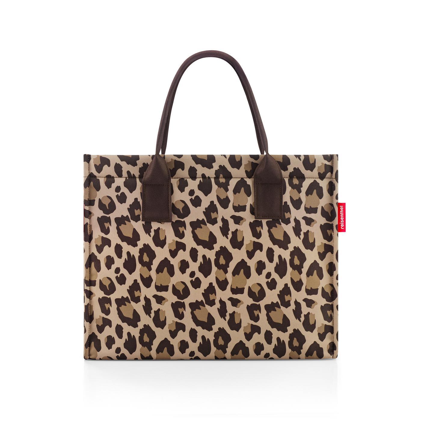 Reisenthel DAILY SHOPPER in Farbe leo macchiato, tote bag, Leopardendruck, beige, braun, doppelte henkel