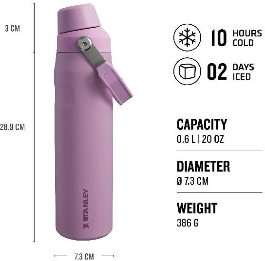 Stanley Aerolight™ IceFlow™ Water Bottle Fast Flow in Farbe Lilac