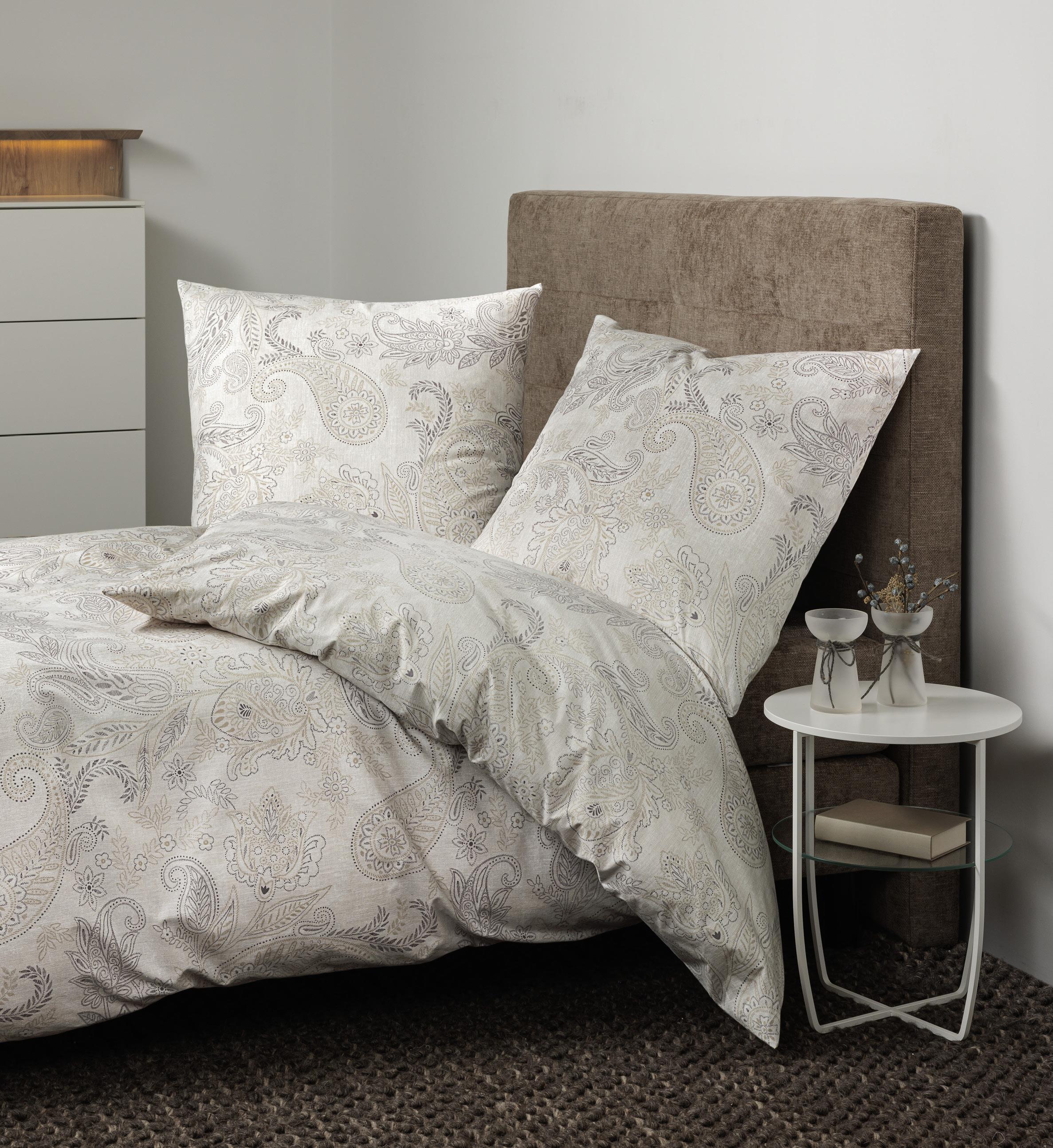 Janine Design Bettwäsche 135x200cm CORTINA in Farbe Natur