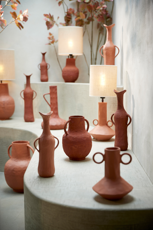 Light & Living Lampenschirm SENDAI in Farbe sand, Kunst, Kunsthandwerk