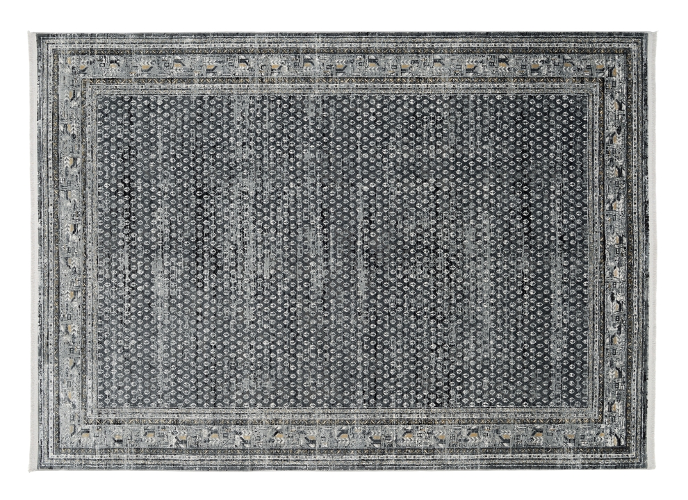 OCI Webteppich ca. 160 x230cm in Farbe dunkelgrau