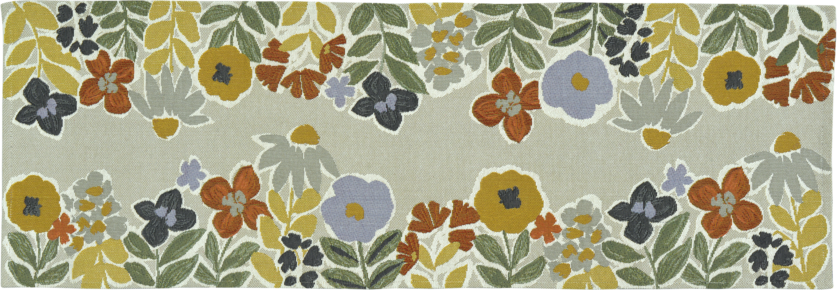 Sander Tischläufer NORREBRO ca. 32 x 96cm in Farbe original, blumenmuster, tapete, textil, floral, muster