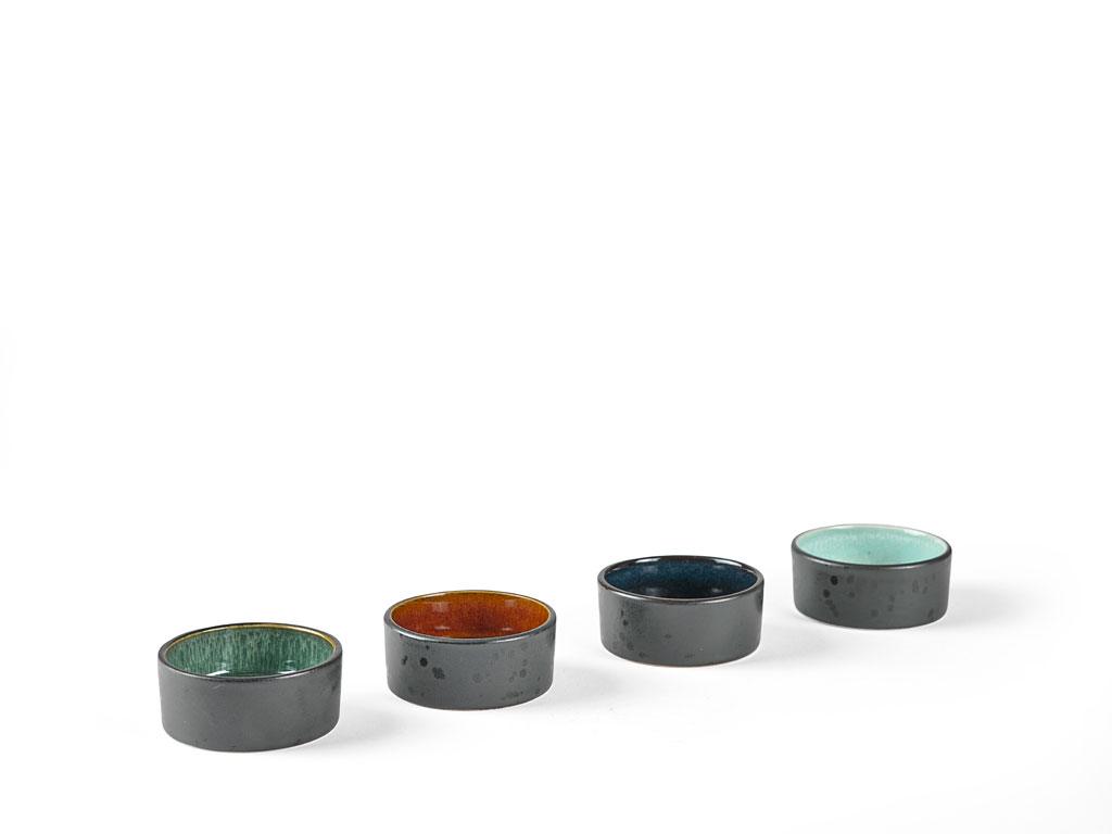 BITZ Minischalenset 7,5 cm in Farbe schwarz ass.