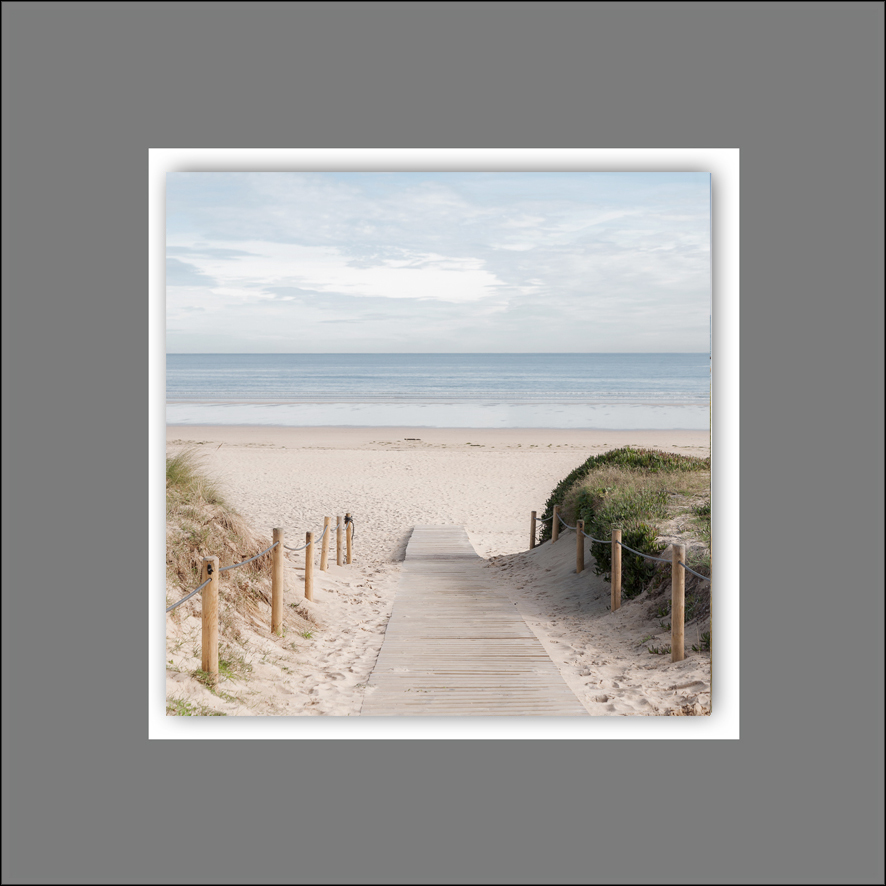 ProArt Double-Alu -Acryl bedruckt mit Aufsatz aus Acryl 50x50cm Beach II ProArt Double-Alu -Acryl bedruckt mit Aufsatz aus Acryl 50x50cm Beach II