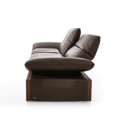 Koinor Polstergruppe HARRIET in Leder X-Happy nut, Kissen, Dekoration für Zuhause, Couch, Mobiliar