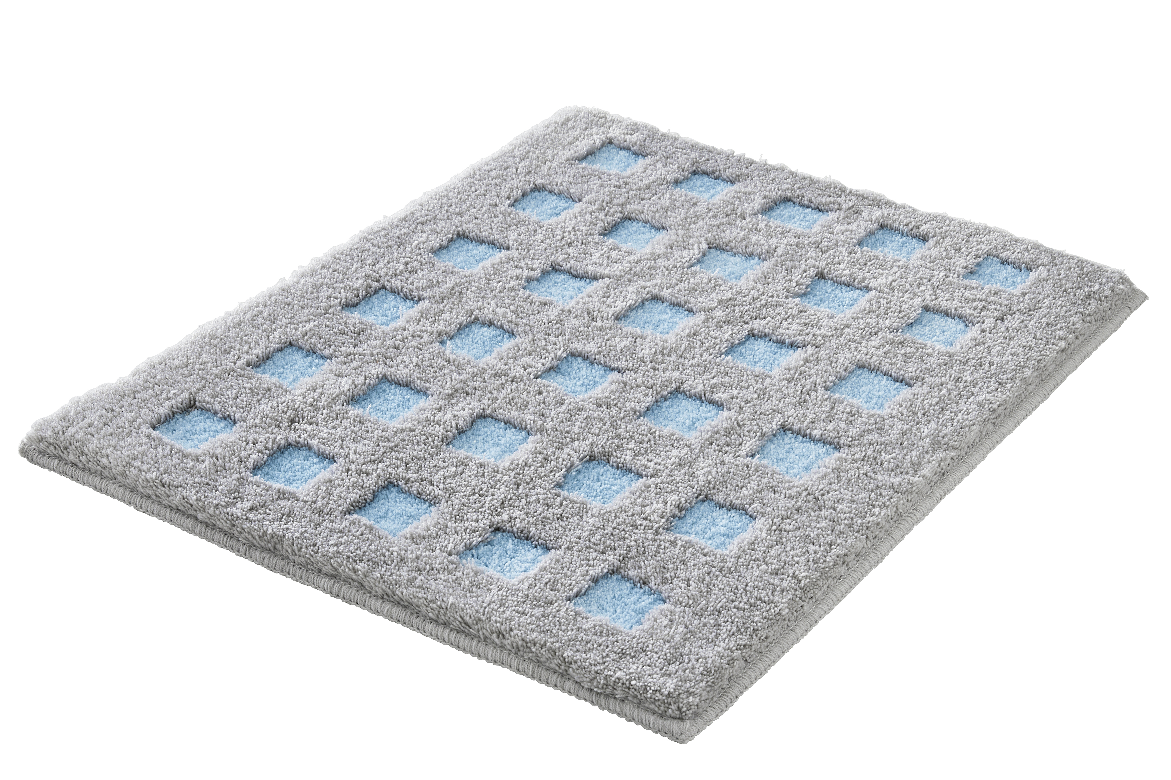 Kleine Wolke Badteppich BOXES ca. 55x65cm in Farbe Opal