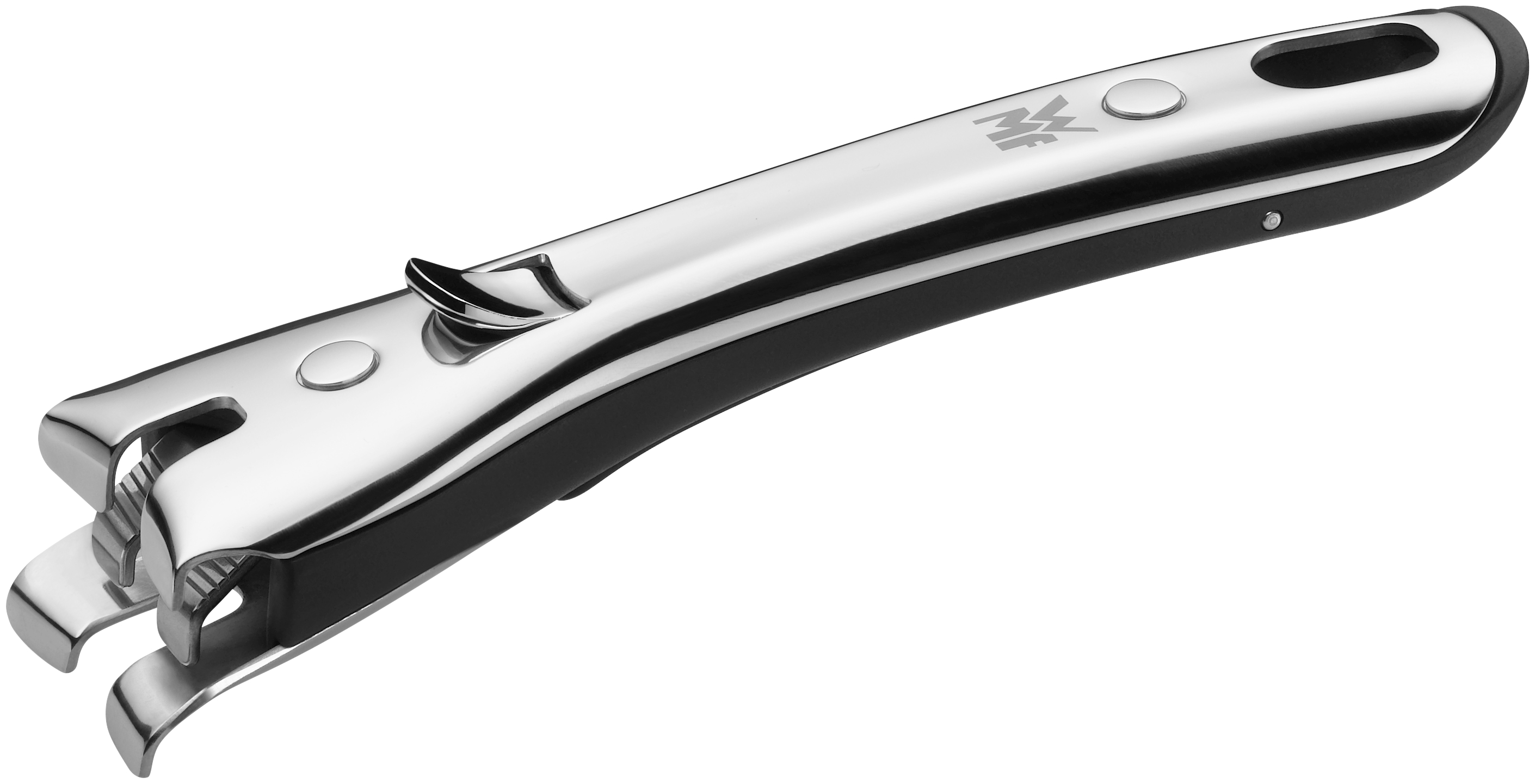 WMF Click&Serve Griff in Edelstahl, Nail clipper, Metallic, Chromed, Grooming tool, Curved