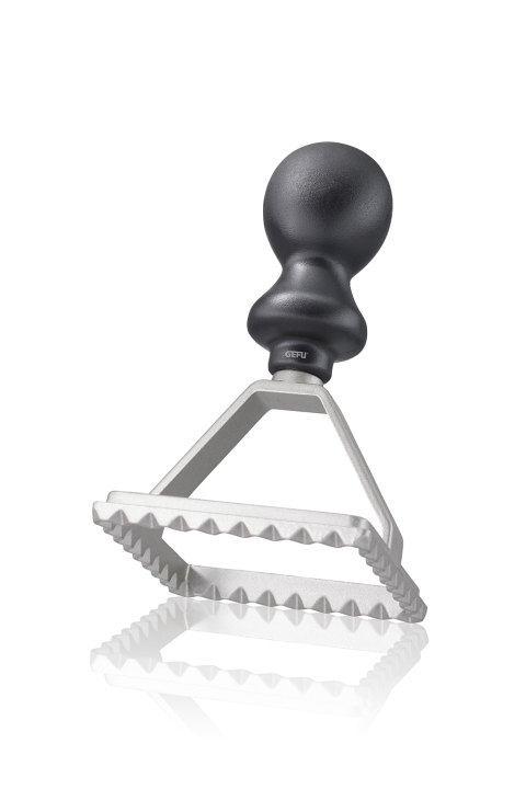 GEFU Ravioliausstecher LIGURI, Meat tenderizer, Trüffelhammer, Küchenwerkzeug, Edelstahlgriff, Grillzubehör