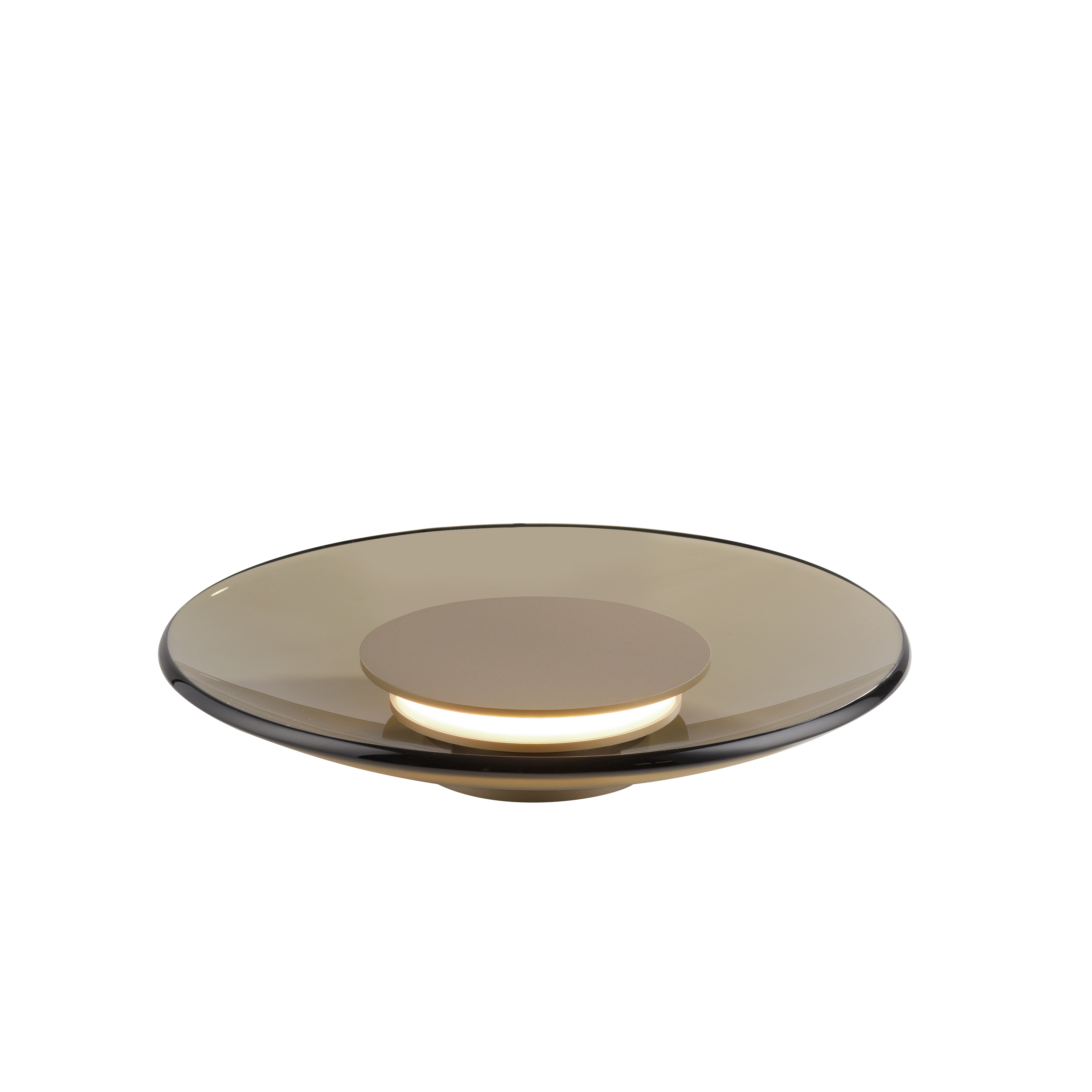 Paul Neuhaus LED-Tischleuchte PURE MOON 1-flammig in Farbe bronce