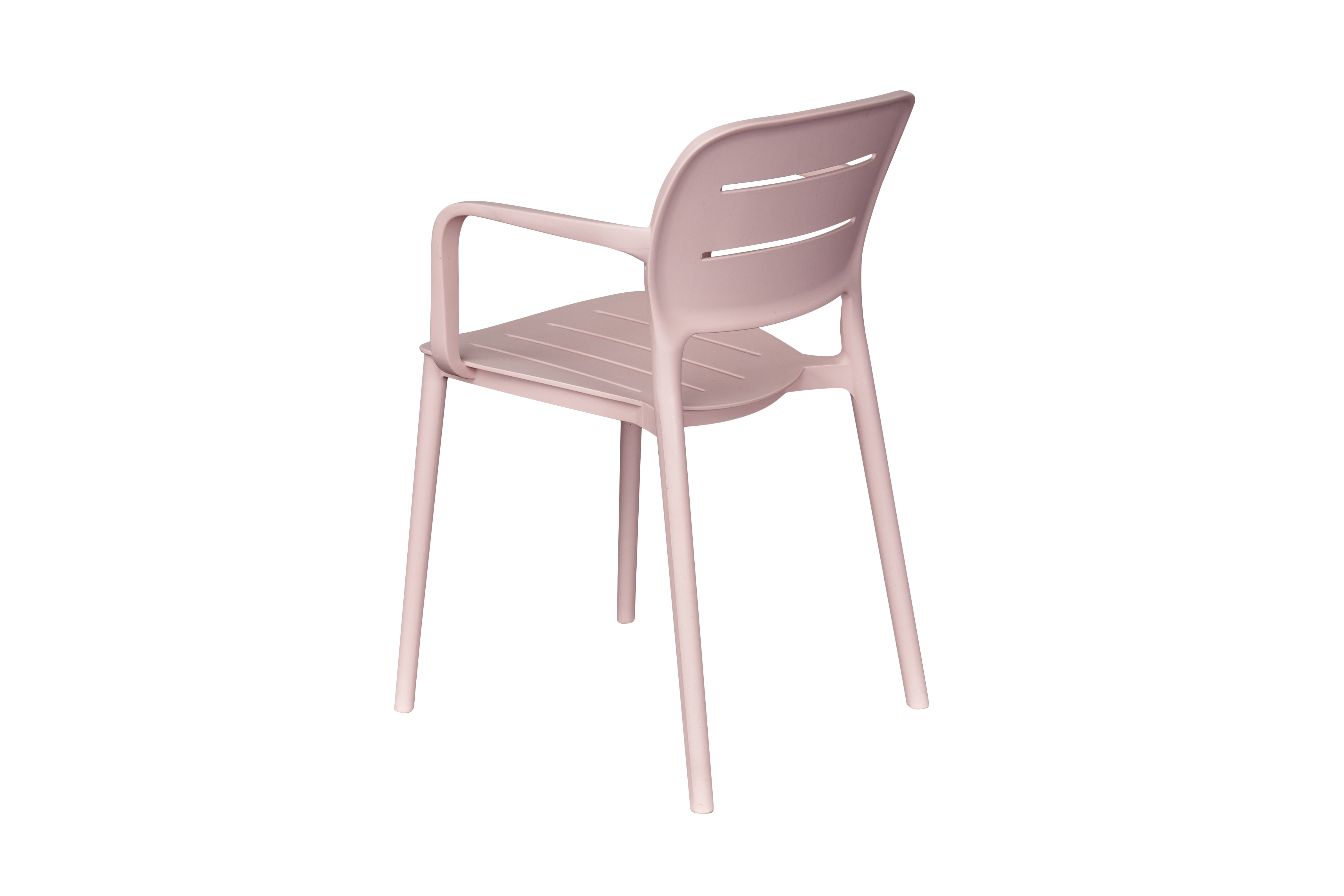 Stapelstuhl VETI in Farbe rosa, Stuhl, Gartenstuhl, Rosa, Schlank, Plastik