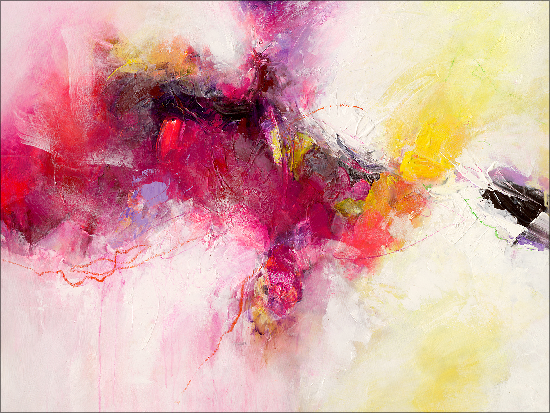 PRO ART Canvas-Art Junges Wohnen 120x90cm Colorful Way I
