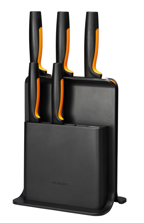 Fiskars Messerblock mit 5 Messern FUNCTIONAL FORM in Farbe Black Fiskars Messerblock mit 5 Messern FUNCTIONAL FORM in Farbe Black