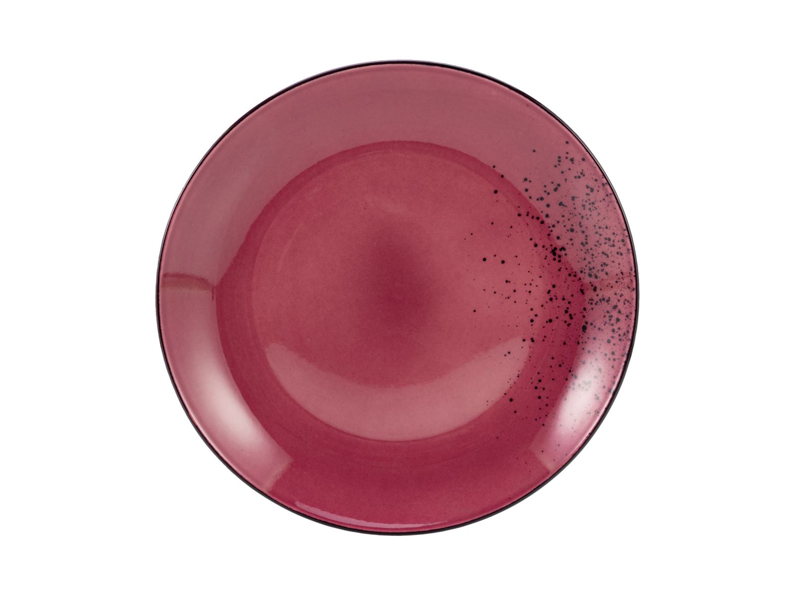 CreaTable Speiseteller Nature Collection in Farbe Berry glänzend