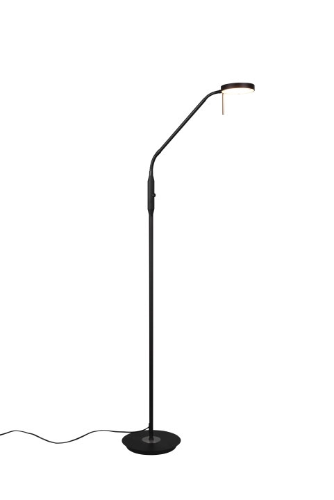 Trio LED-Stehleuchte MONZA in schwarz matt