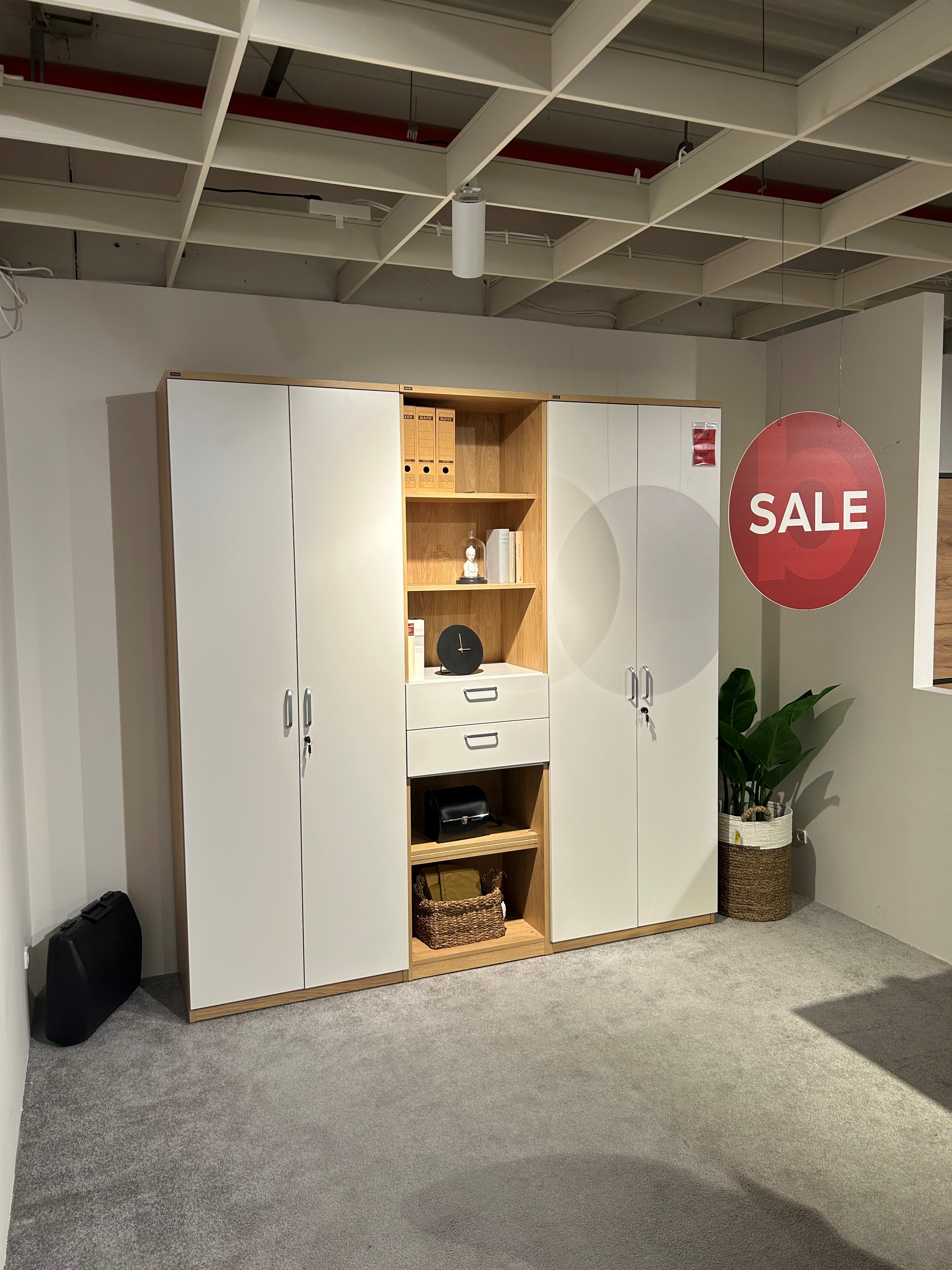 Nowy Styl Schrank-Kombination E10 in Front MB white grey
