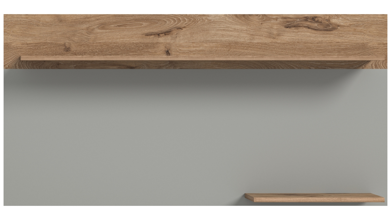 Xonox Home Wandboard CELINO in Front/Korpus hellgrau Nachbildung / Absetzung Nox Oak Nachbildung