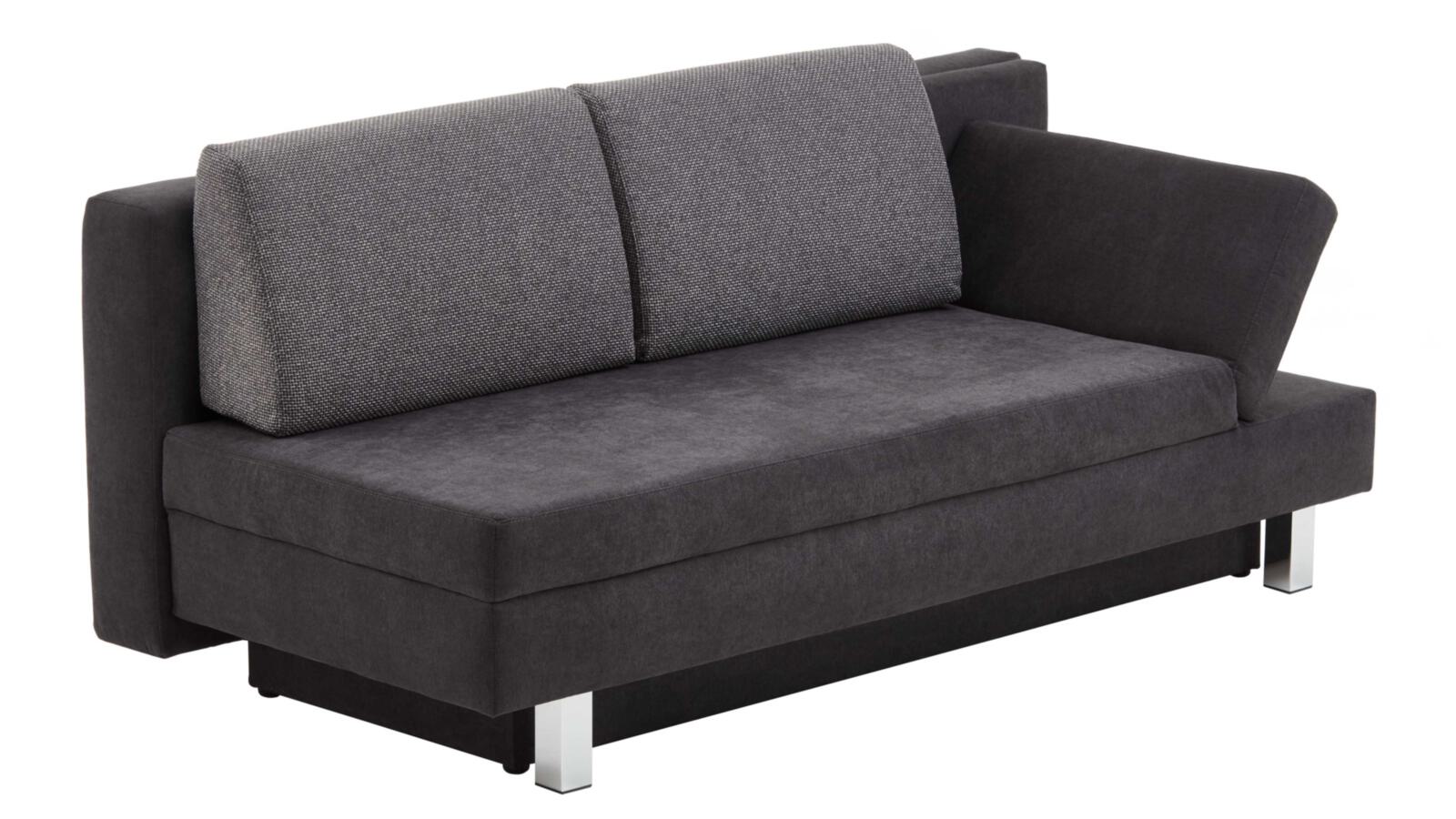 Restyl Verwandlungssofa TINO in Sitz Stoff 55-6323 anthrazit