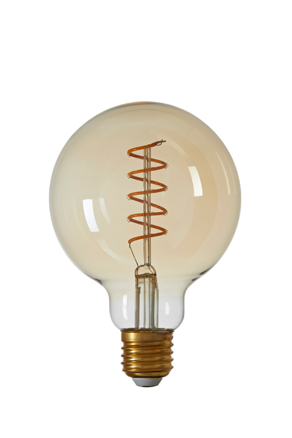 Light & Living DEKO LED GLOBE 9,5x14cm LIGHT in bernstein