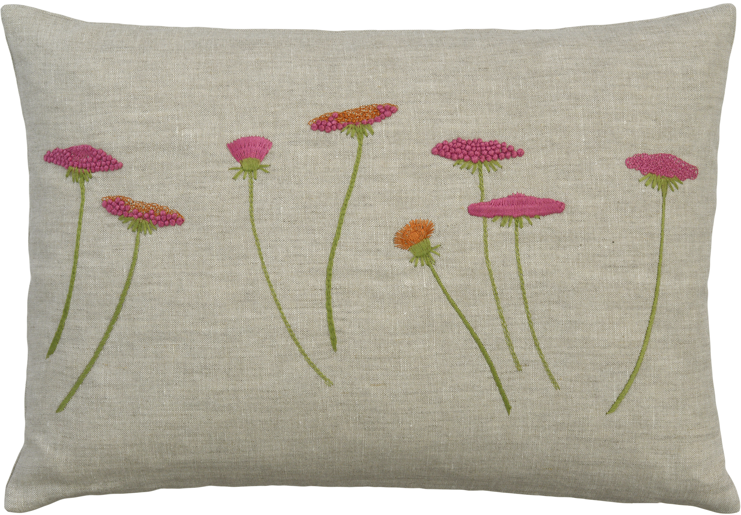 Sander Kissenhülle DANNY LINNEN ca. 34 x 50cm in Farbe beige, Kissen, Dekoration für Zuhause, Leinen, Muster