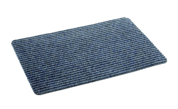 Golze & Söhne Türmatte Rib Line Sprint ca. 40x60cm in Farbe blau, fußmatte, teppichmatte, schlinge, stückliste, fußabtreter