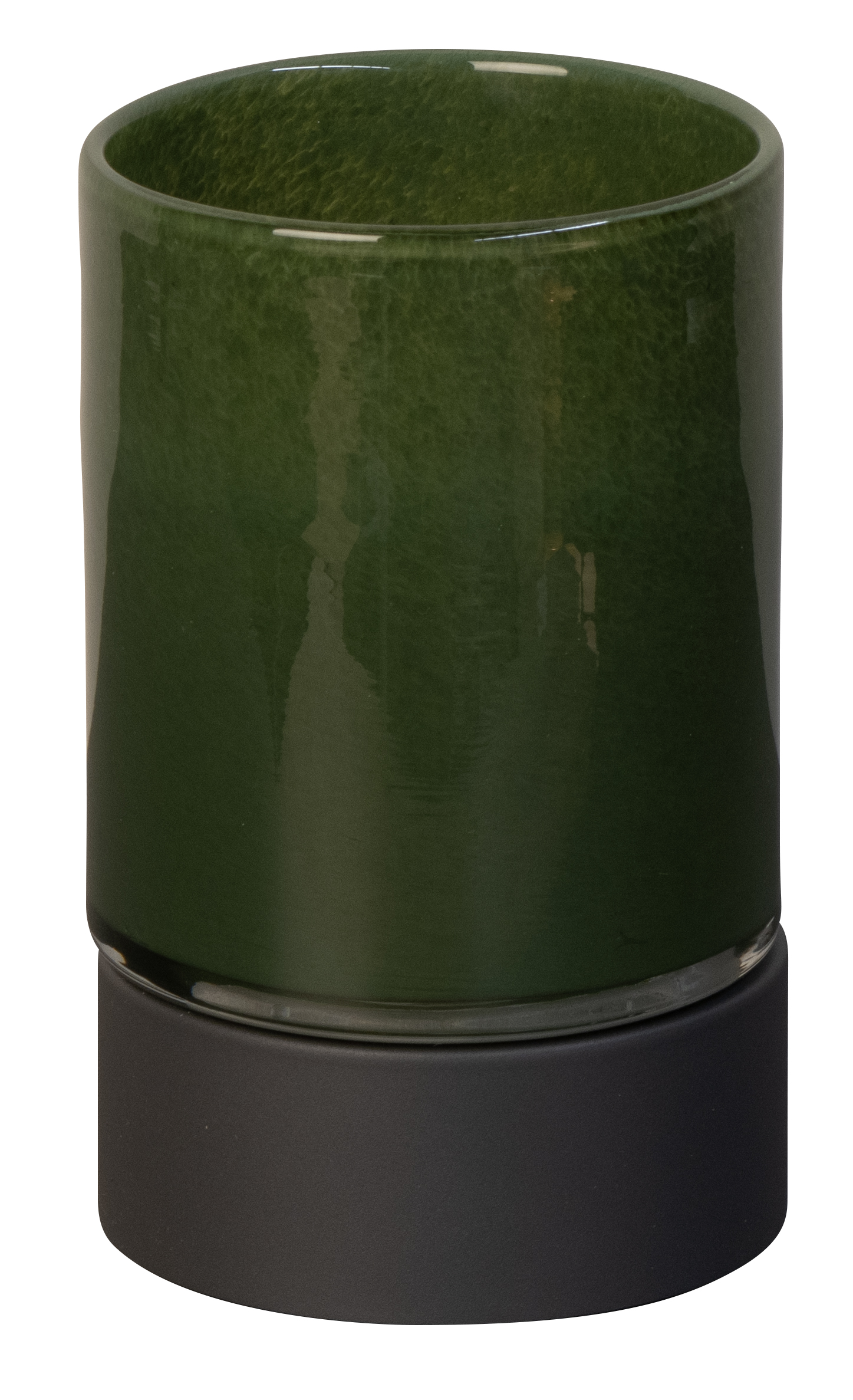 LED-Tischleuchte ARIVA PRO in Glas sandgrau, Töpferei, Zylinder