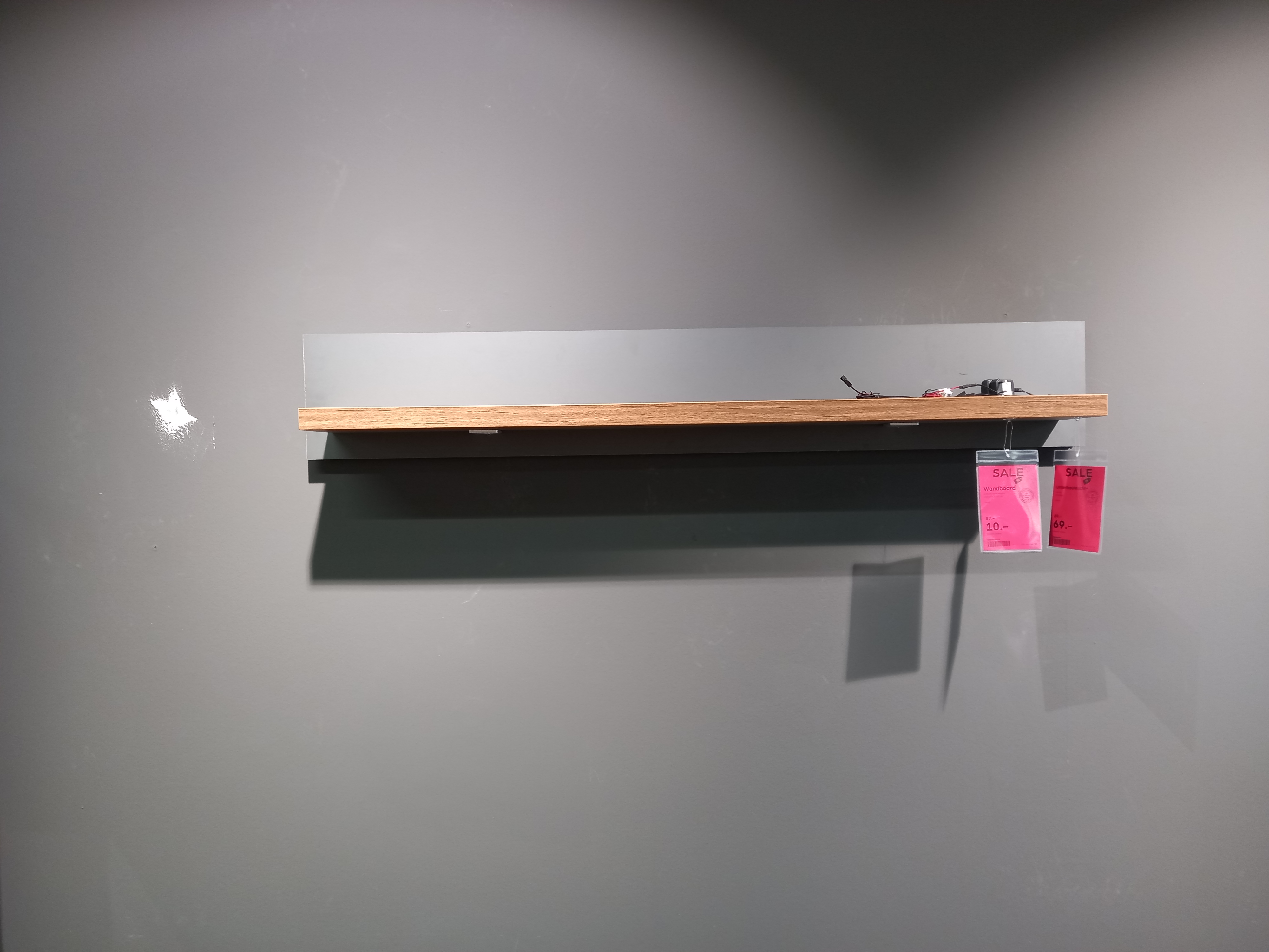Set One by Musterring Wandboard LANCASTER ca. B150 H24 T22 cm in Anthrazit/Eiche Ribbeck, Wandregal, Holzoptik, Wandmontage, schwebendes Regal
