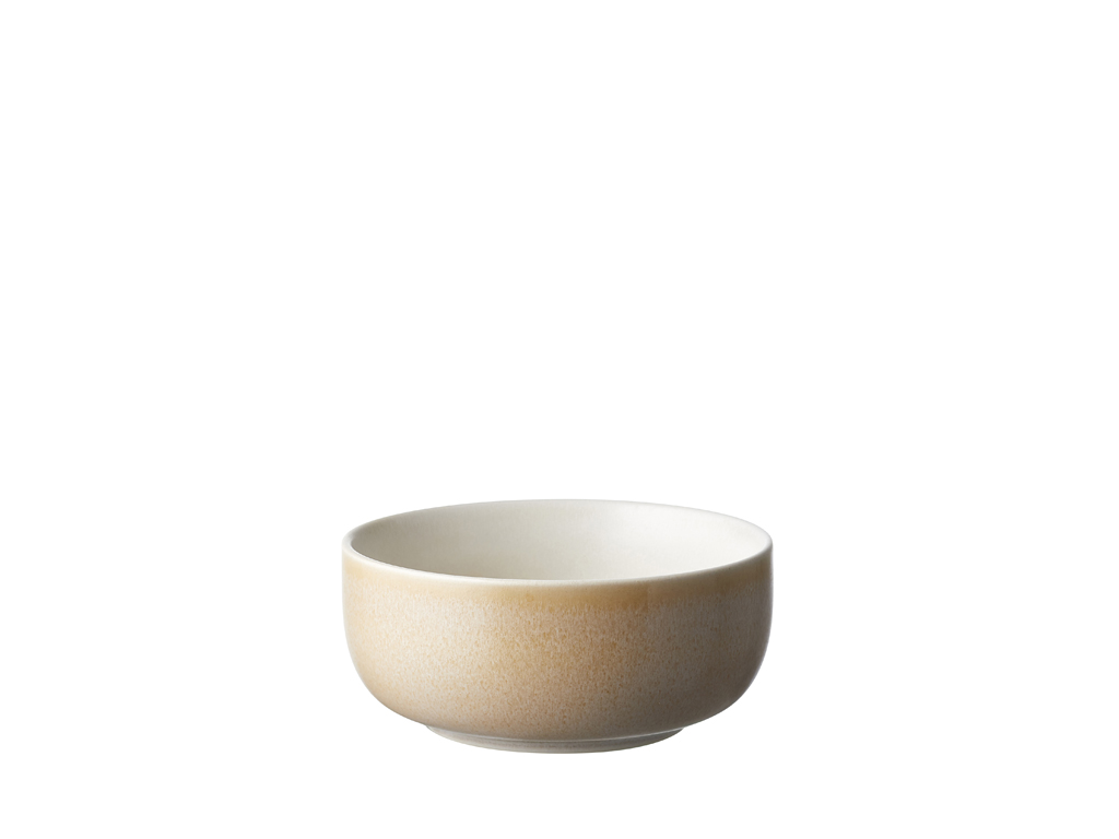 F&H Schale STUDIO ROUND NORTH in Farbe Matte sand/Matte white