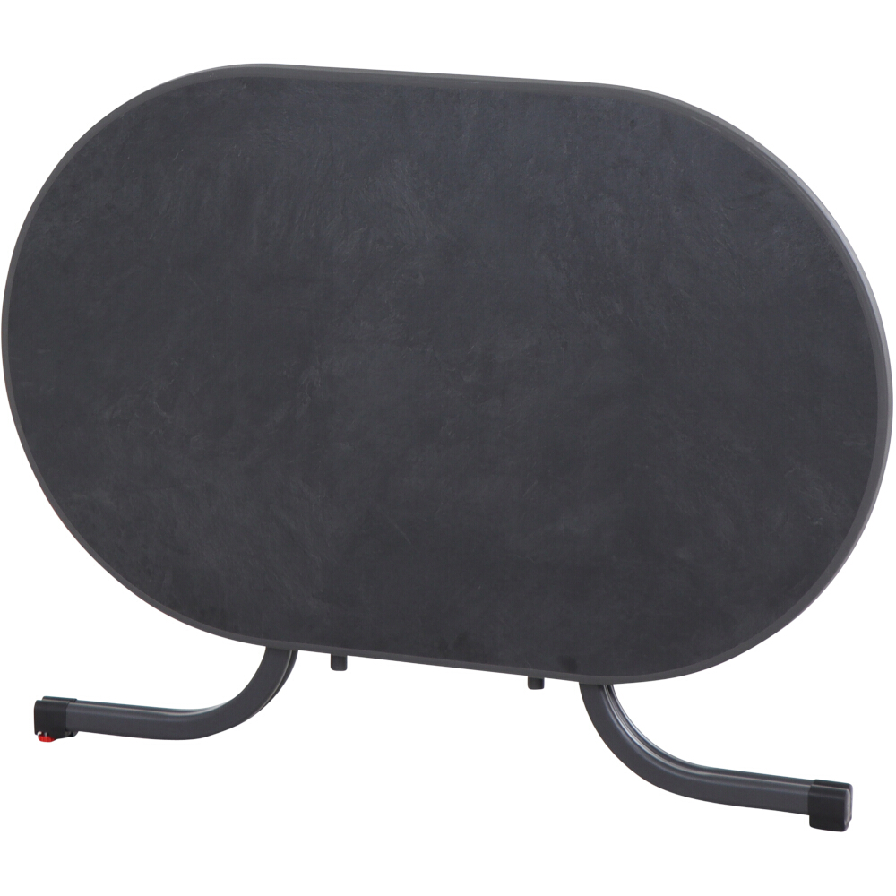 Gautzsch Klapptisch PACO ca. 140x90cm in Melamin schiefer antik/Stahl anthrazit